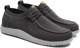 1TAZERO Men Wide Width Slip On Shoes Loafer with Arch Support Insoles Men Casual Shoes for Plantar Fasciiti with Arch Support