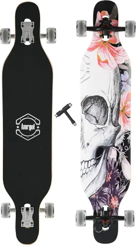 42 inches Complete Longborads Drop Through Deck Concave Cruise Professional Longboards