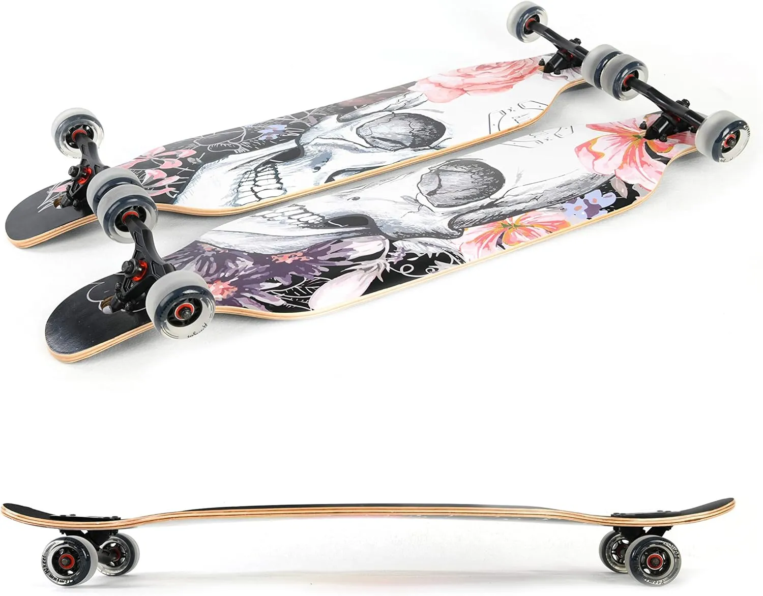 42 inches Complete Longborads Drop Through Deck Concave Cruise Professional Longboards