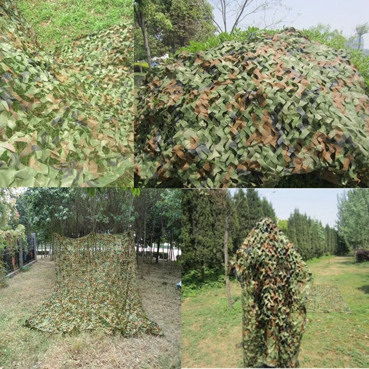 5x3m Car Cover Military Camouflage Net Hunting Woodland Army Training Camo Netting Car Tent Shade Camping Sunshade Net