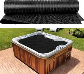8 x 8 FT Spa and Hot Tub Cover, 16Mil Square Hot Tub Thermal Blanket, Insulation Solar Blanket Bubble Cover for Energy Efficiency & Safety