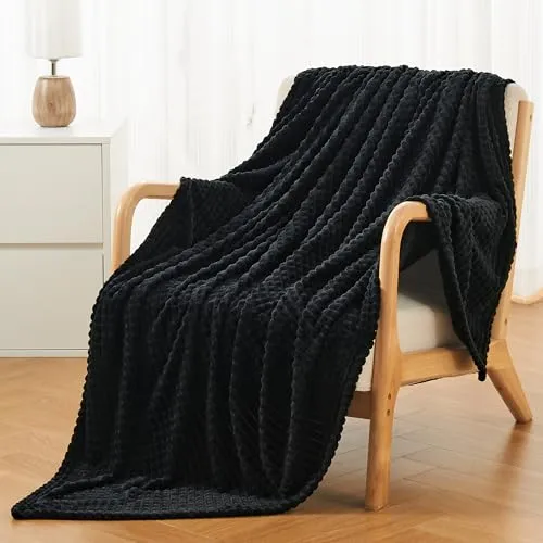 Andency Soft Fleece Throw Blanket for Couch - Super Cozy Warm Flannel Decorative Blankets, Lightweight Plush Blanket for Bed Sofa, Beige 50x60 Inches