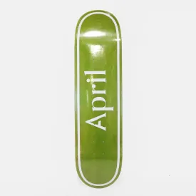 April Skateboards - 8.125" OG Inverted Skateboard Deck - Green