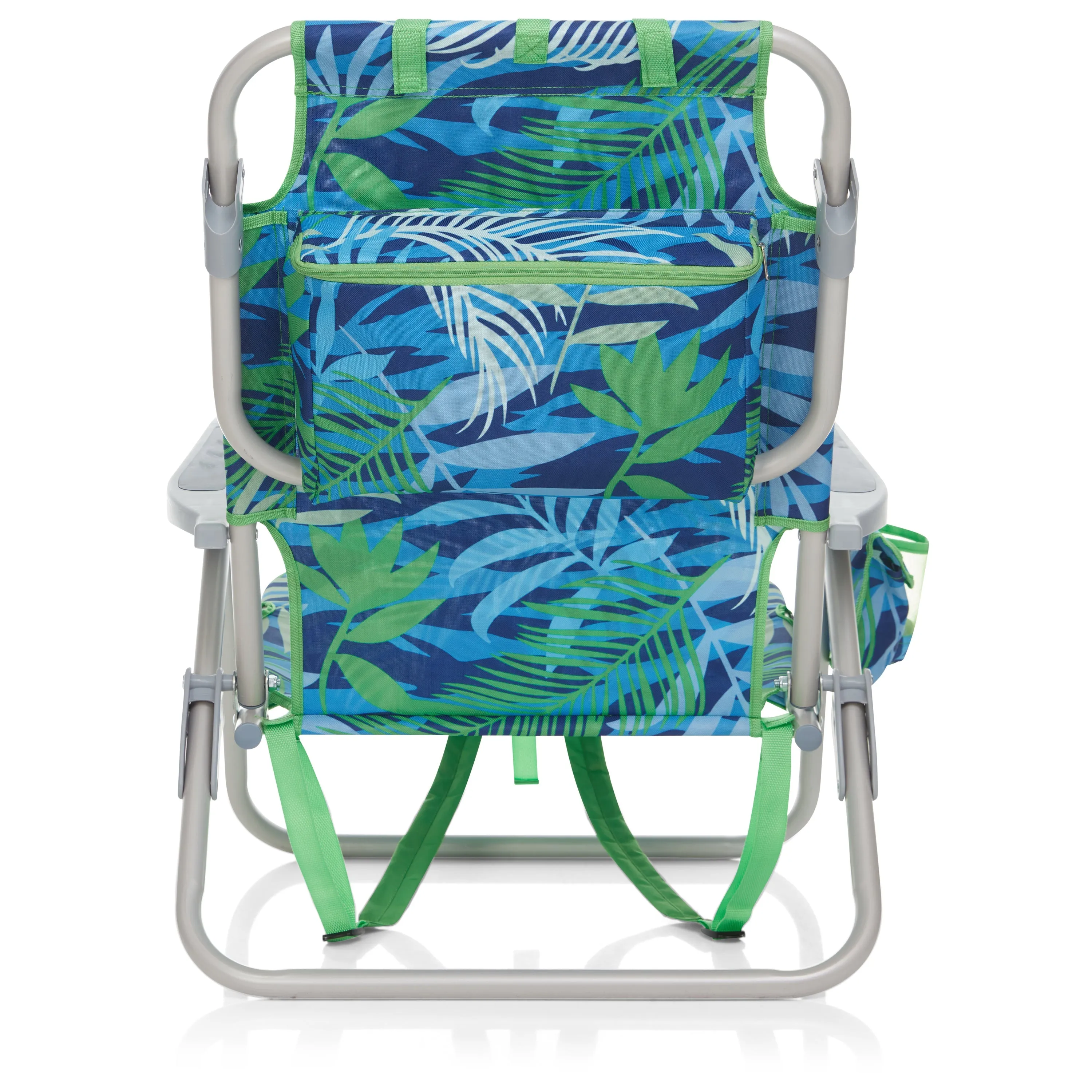 Banana Boat Folding Beach Chair Lightweight Backpack Chairs for Adults 5-Position with Lay Flat Perfect for Outdoor Heavy Duty Beach Chair - 300 Lbs Weight Capacity, Turquoise/Aqua