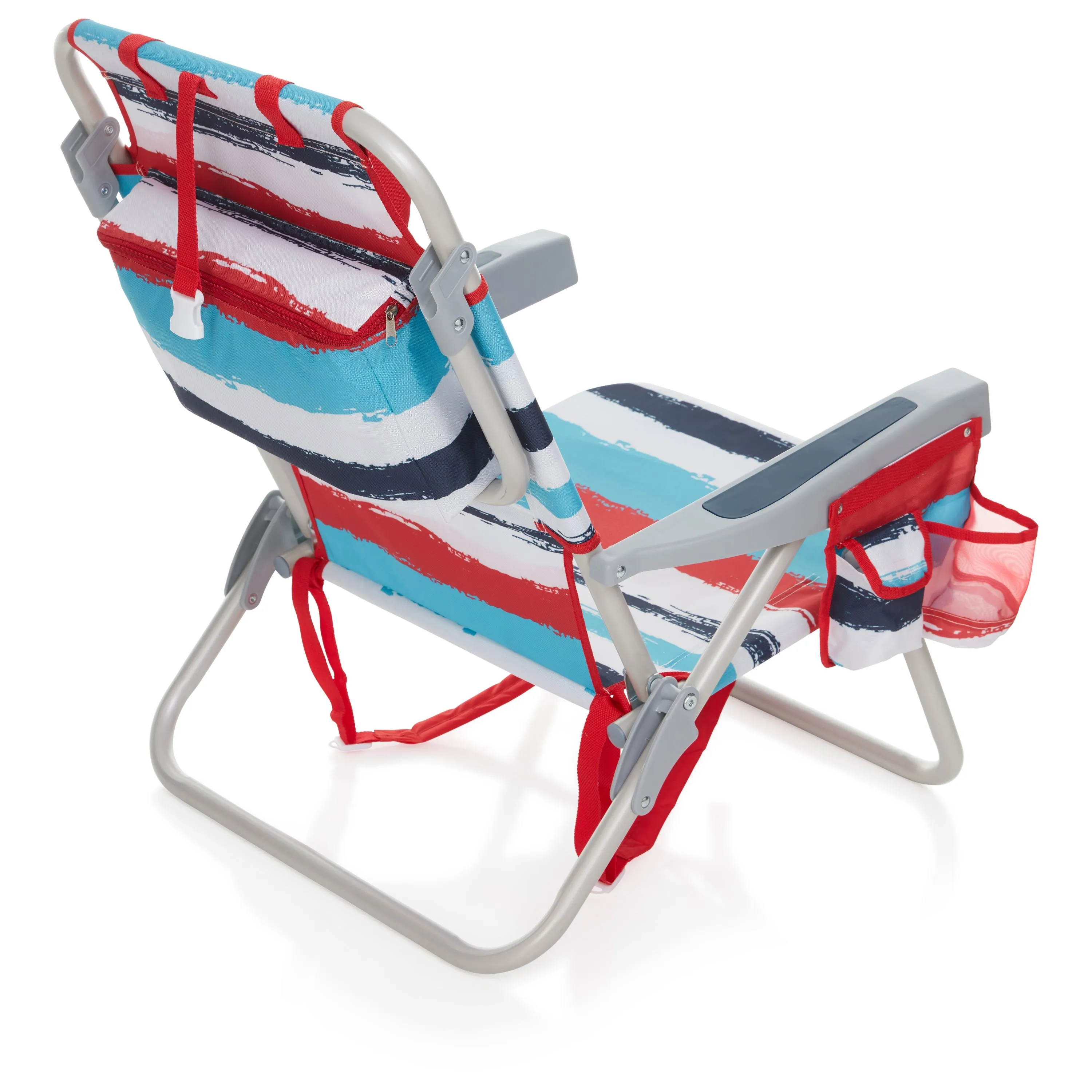 Banana Boat Folding Beach Chair Lightweight Backpack Chairs for Adults 5-Position with Lay Flat Perfect for Outdoor Heavy Duty Beach Chair - 300 Lbs Weight Capacity, Turquoise/Aqua