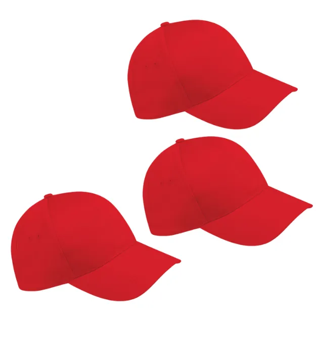 Beechfield Ultimate 5 Panel Cap Pack of 3