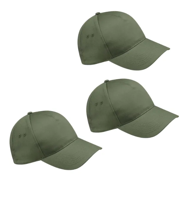 Beechfield Ultimate 5 Panel Cap Pack of 3