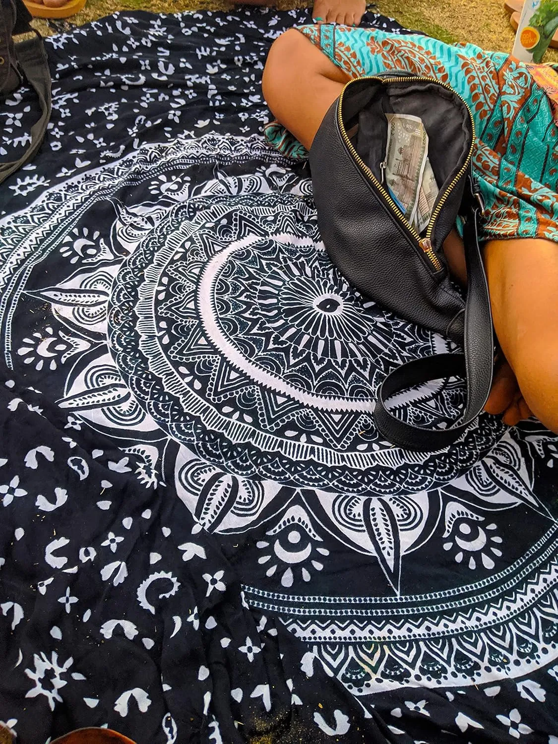Boho Chic Pareo - Mandala Pareo - Bikini Swimsuit Cover Up - Beach Dress - Wrap