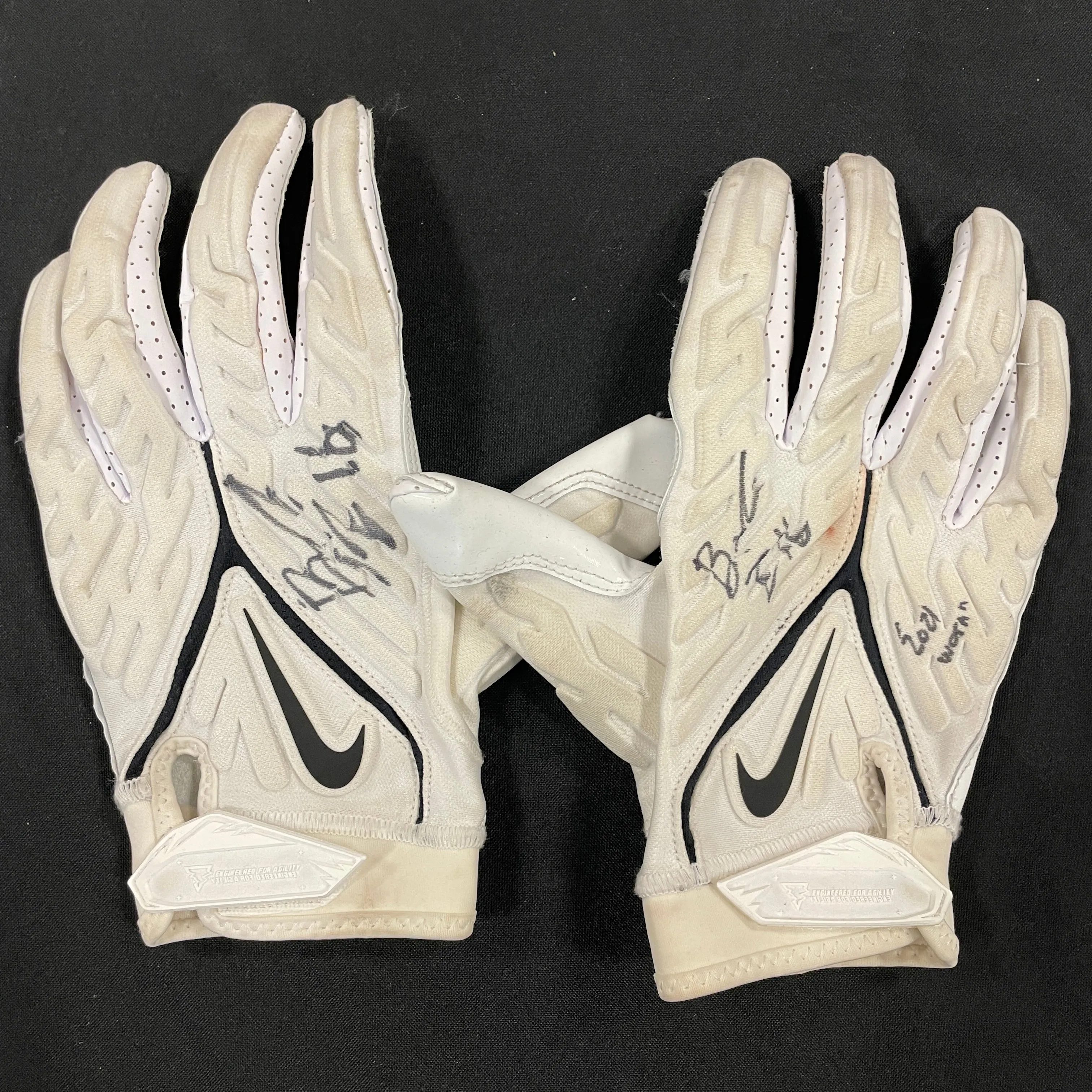 Brandon Zylstra Autographed Worn Gloves