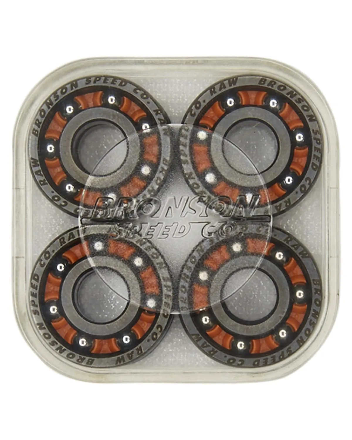 BRONSON SPEED CO. Raw Box/8 Skateboard Bearings - 1 Set