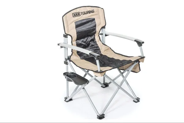 Camping Chair w/ Side Table - Tan