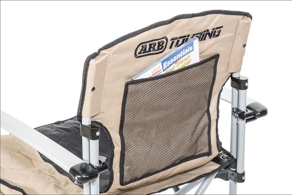 Camping Chair w/ Side Table - Tan