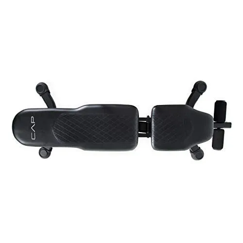 CAP Barbell Adjustable Utility Weight Bench, Crescent Shaped BackPad
