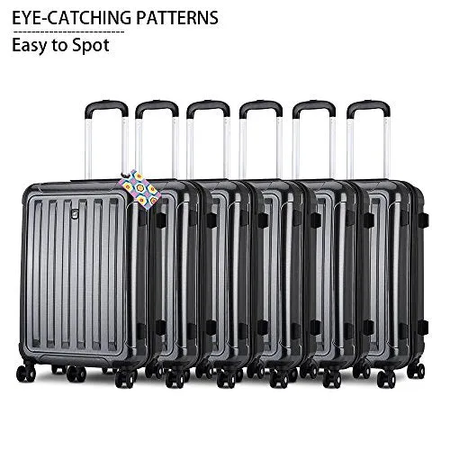 Cool Luggage, Merrynine Personalized Bright Color Mosaic Pattern Durable Travel Id Holder For