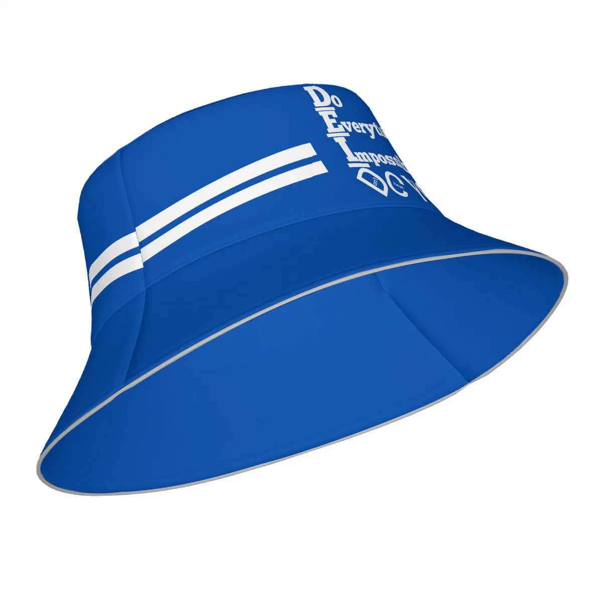 DCYG DEI 24  White & Blue Bucket Hat