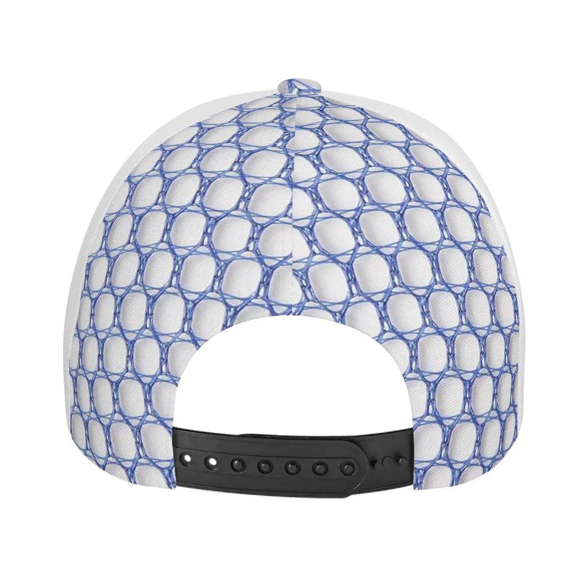 DEI 24 BM Blue logo & White Curved Brim Baseball Cap (AOP)