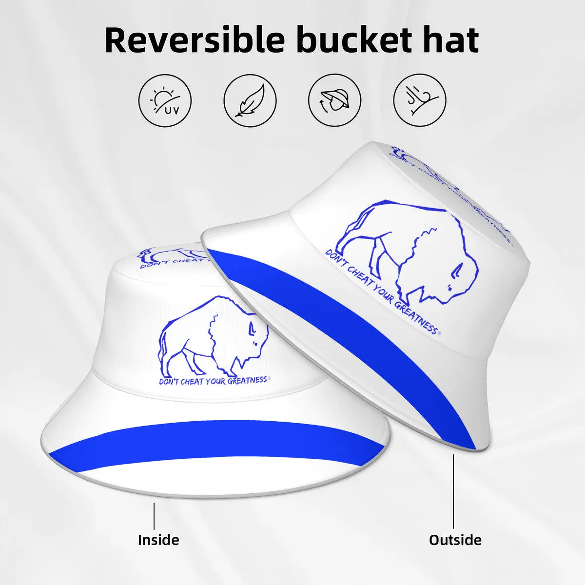 DXYG Buffaloes Reflective Bucket Hat