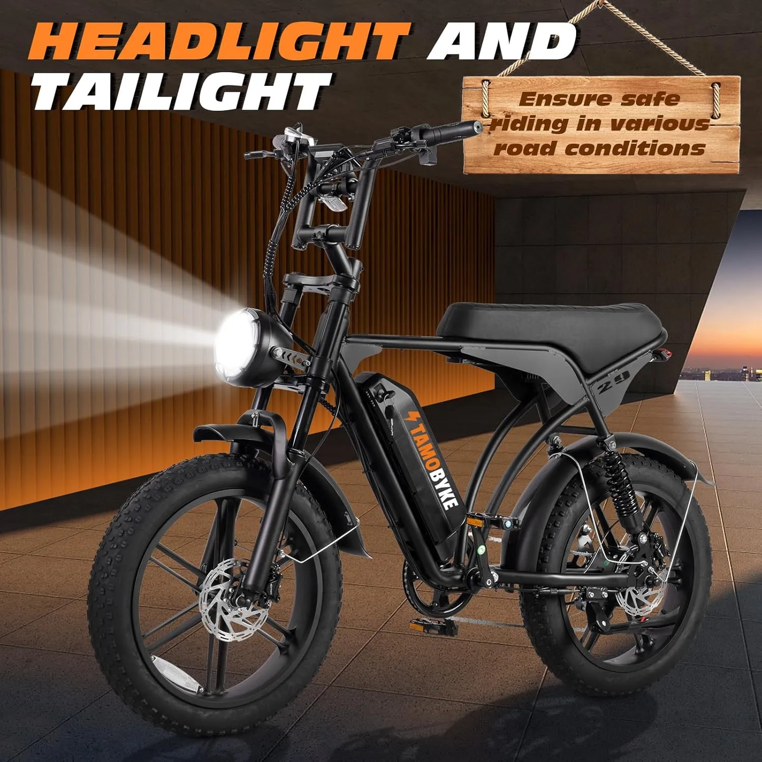 Electric Bike for Adults, Powerful 1000-2000W Motor, 20-24'' Fat Tire Ebikes, 48V15.6-31.2AH Battery,28-34MPH Speed, Full Suspension Hydralic Brakes Electric Dirt Bike