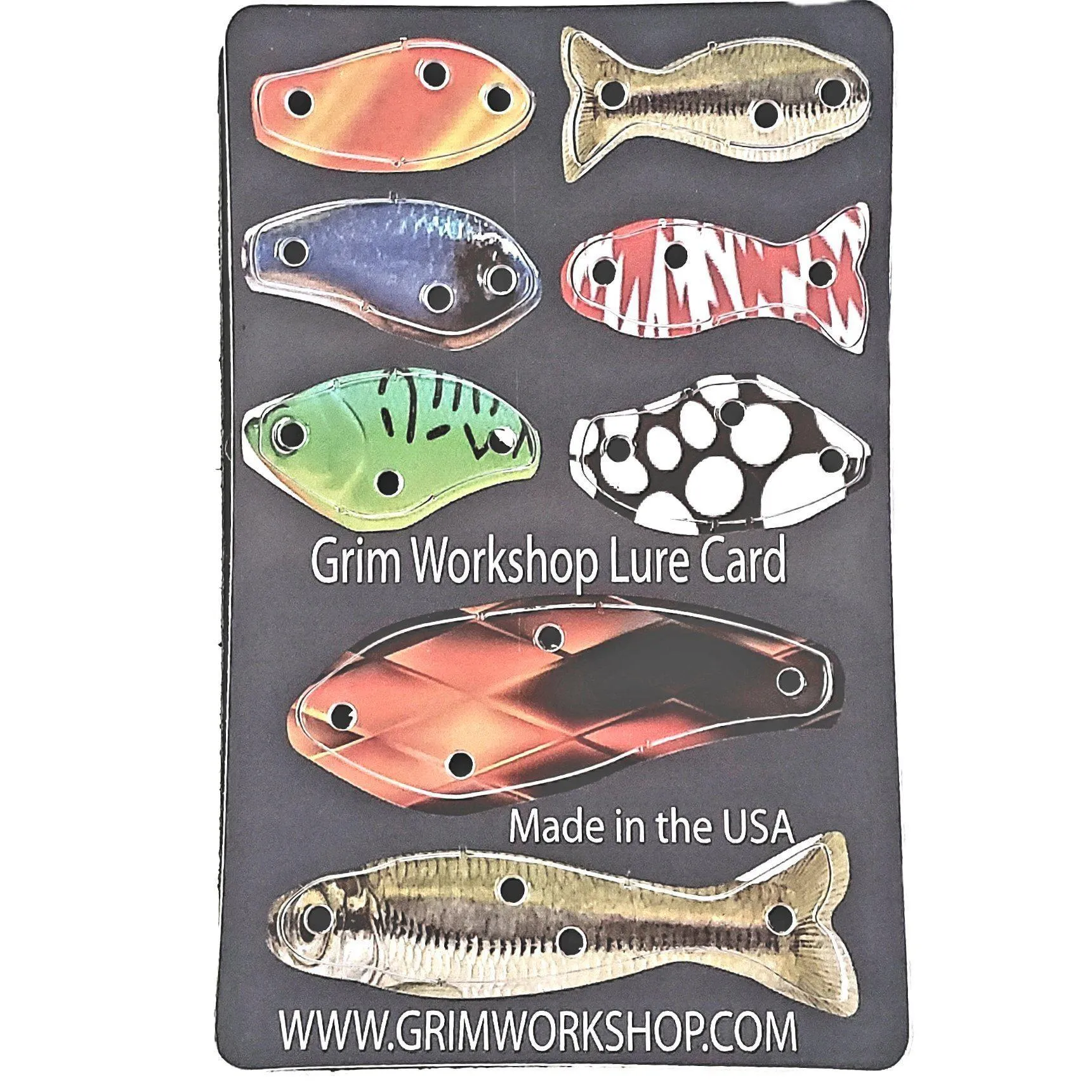 Fishing Lure Card - Fishing Credit Card Tool with Ultralight Lure Set
