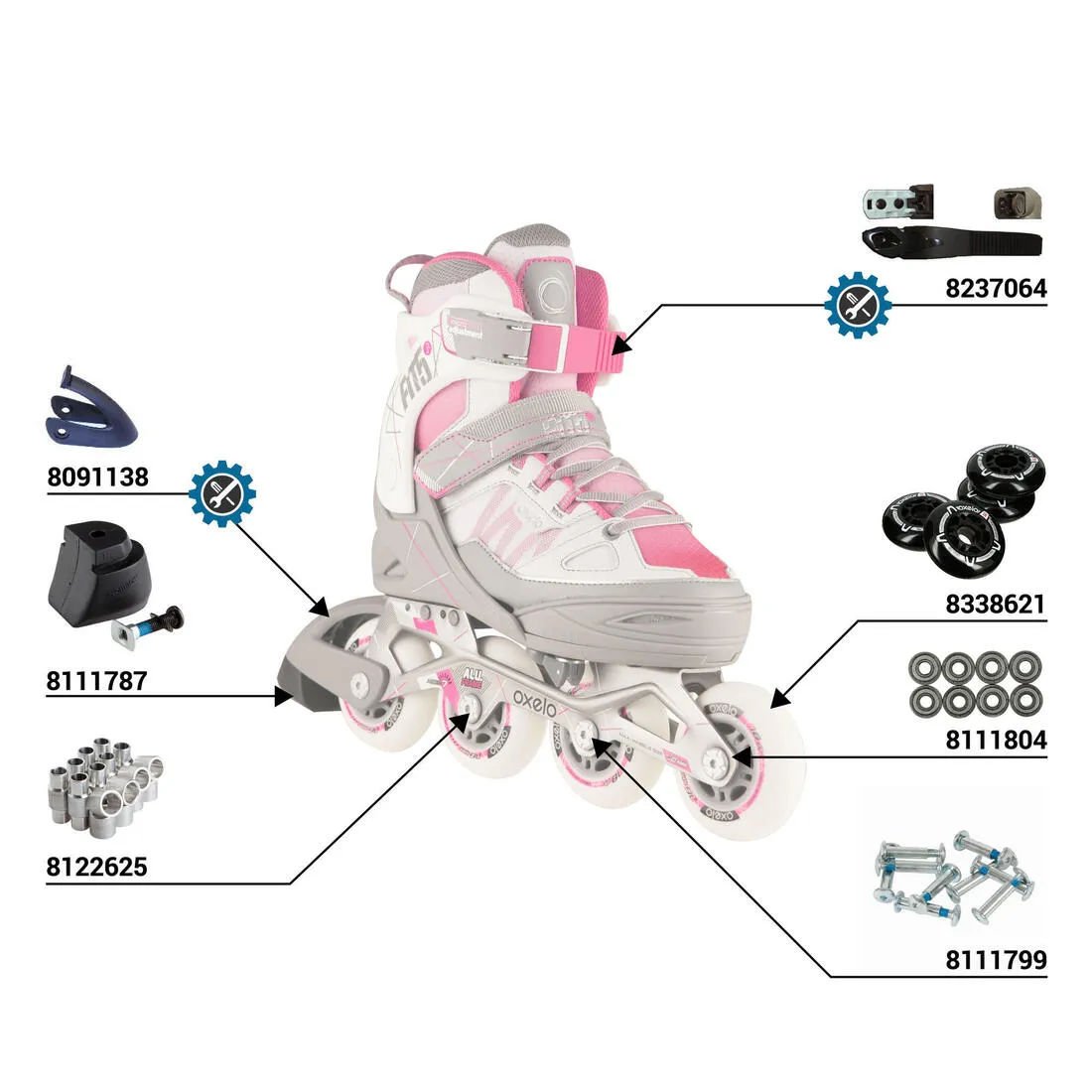 Fit 5 Jr Kids' Inline Fitness Skates