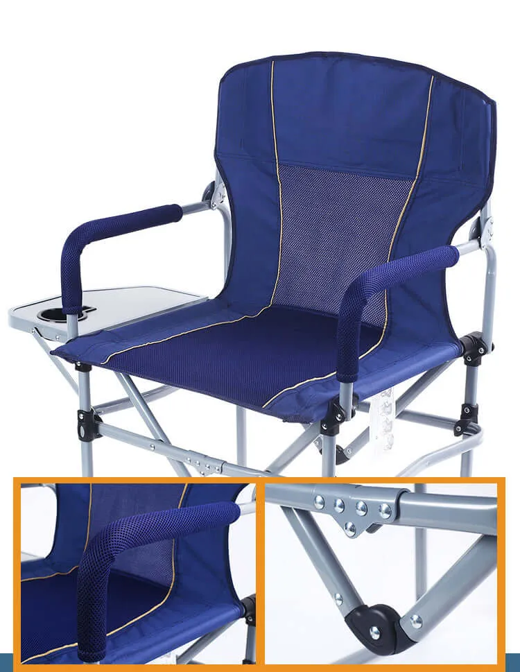 Folding Camping Chair with Side Table