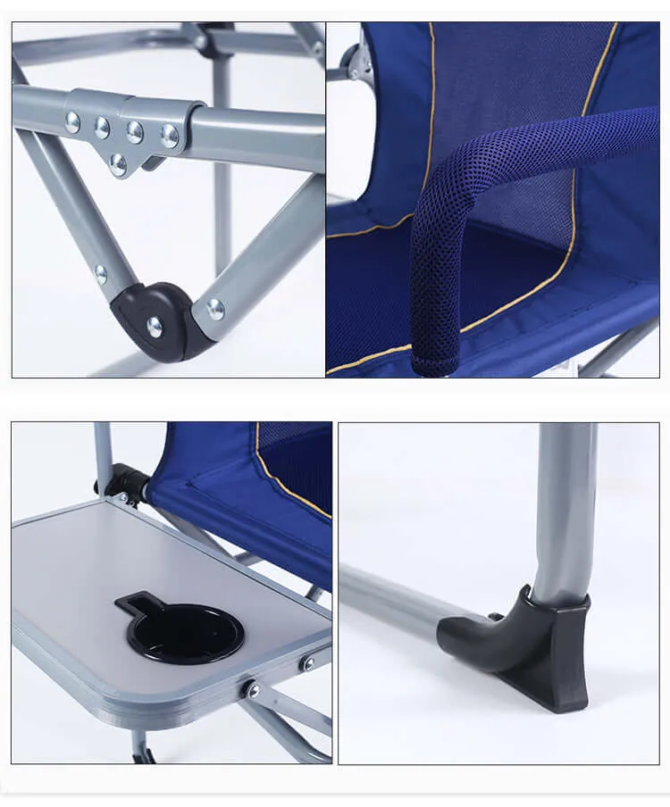 Folding Camping Chair with Side Table