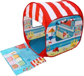Fun2Give Pop it Up Anti-UV Tent | UPF 50  Pop Up Beach Tent for Toddlers and Children, Easily Folds Into a Carrying Bag for Outdoors & Beach