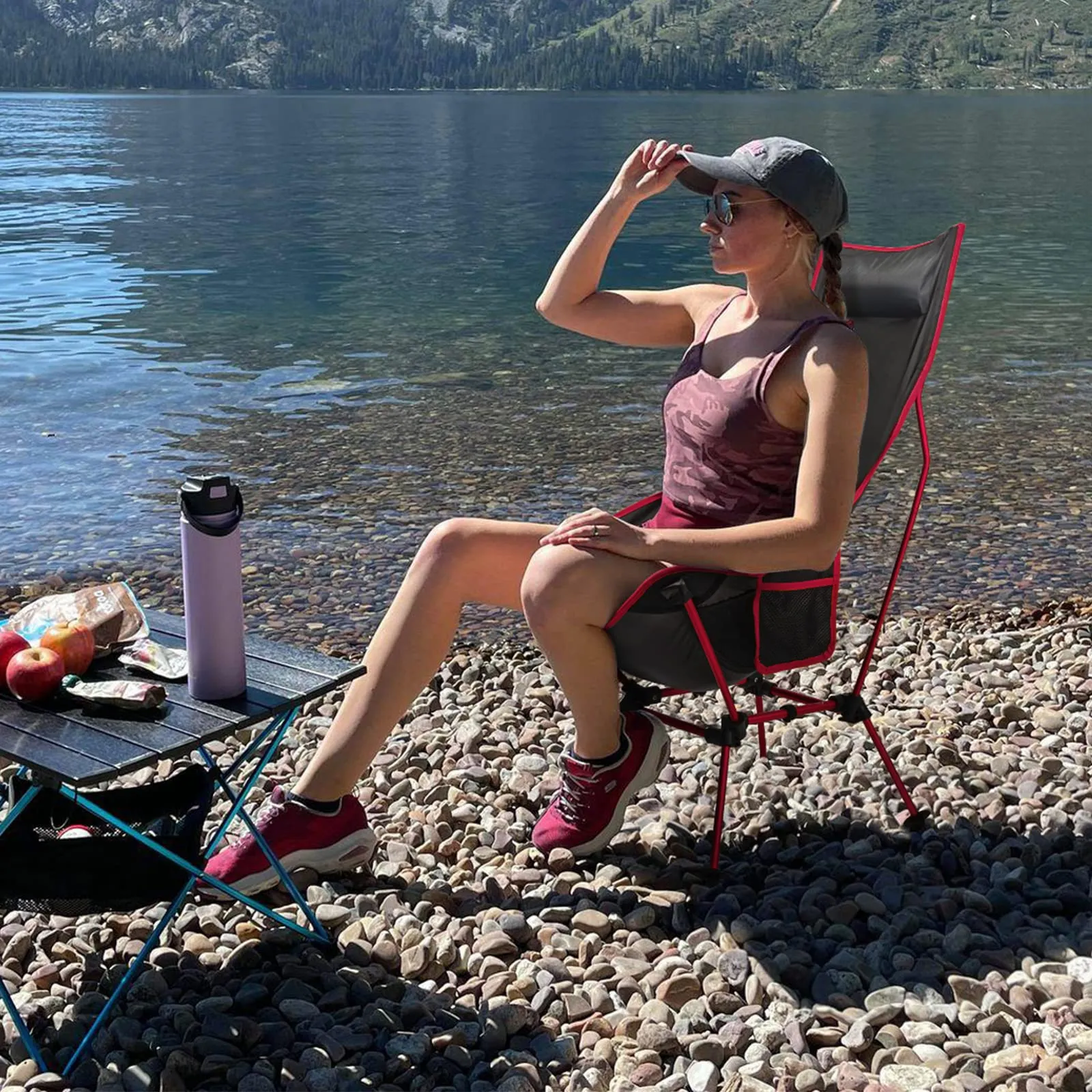 G4Free Lightweight Portable High Back Camp Chair