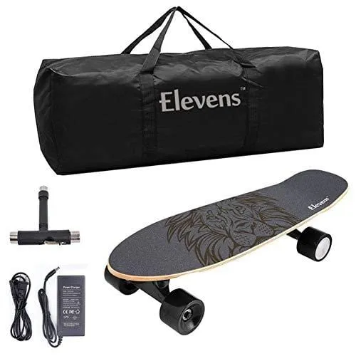 H&A 28" Electric Longboard Skateboard with 400W Brushless Motor