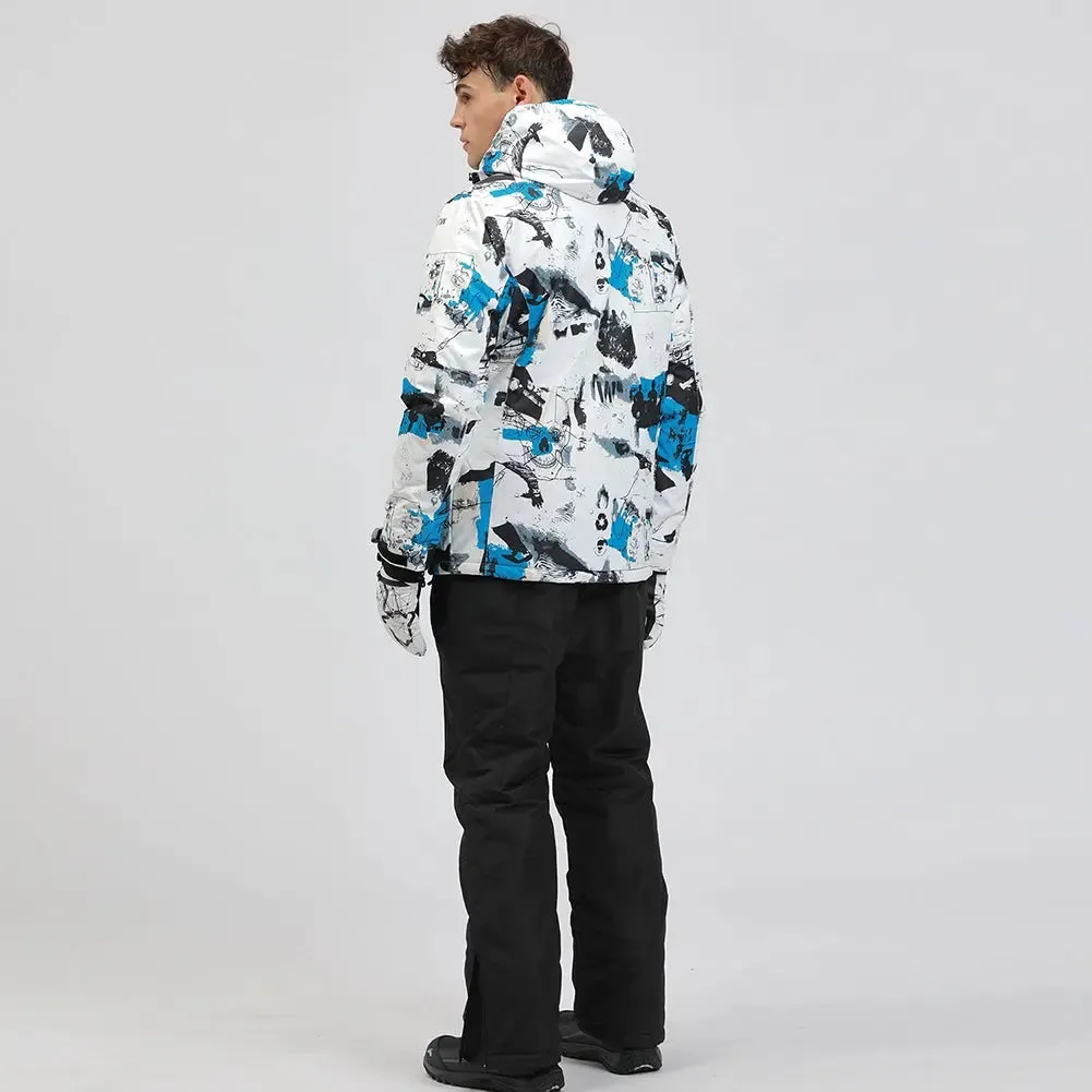 Hotian Men Insulated Skiing Snowboarding Jacket Soft Shell