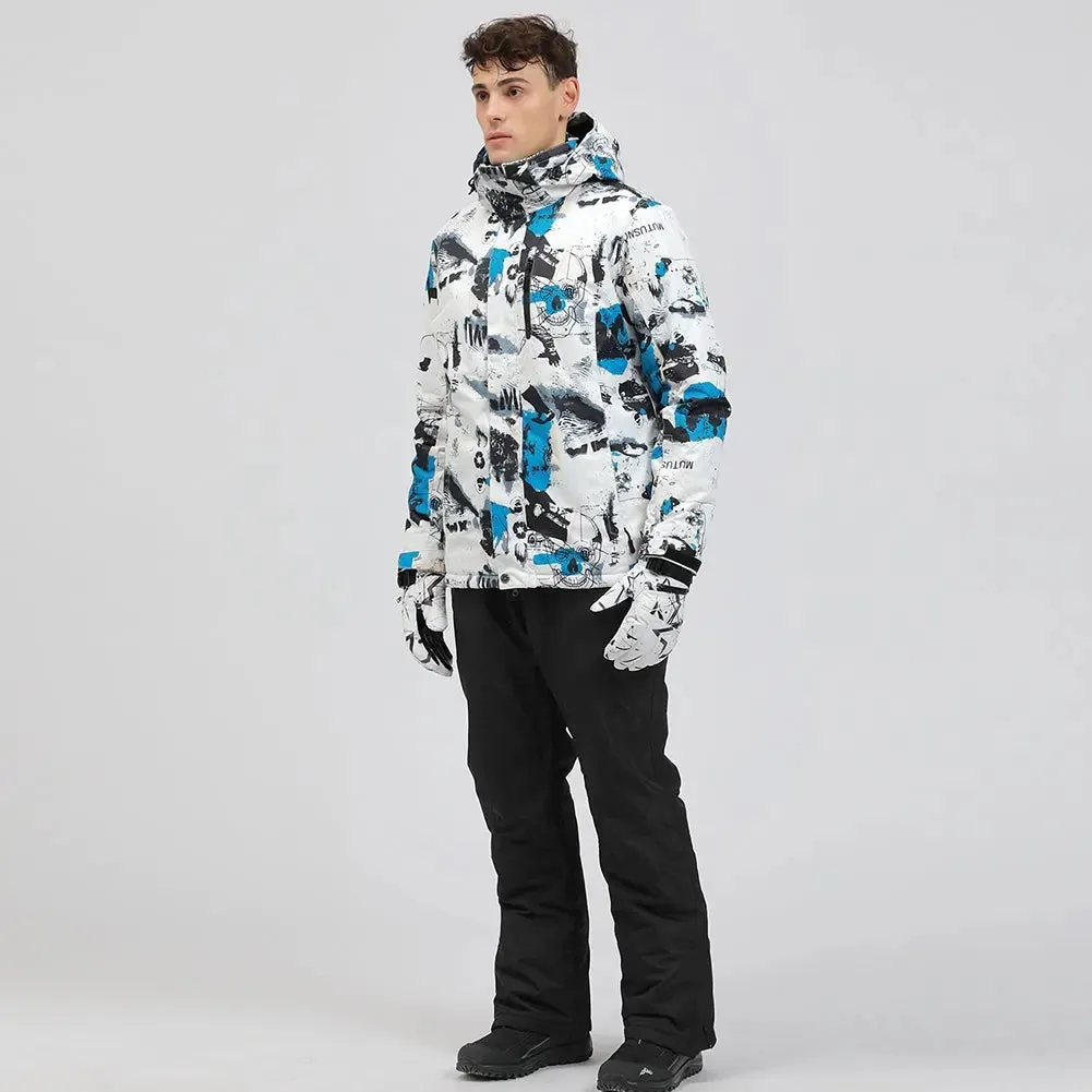 Hotian Men Insulated Skiing Snowboarding Jacket Soft Shell