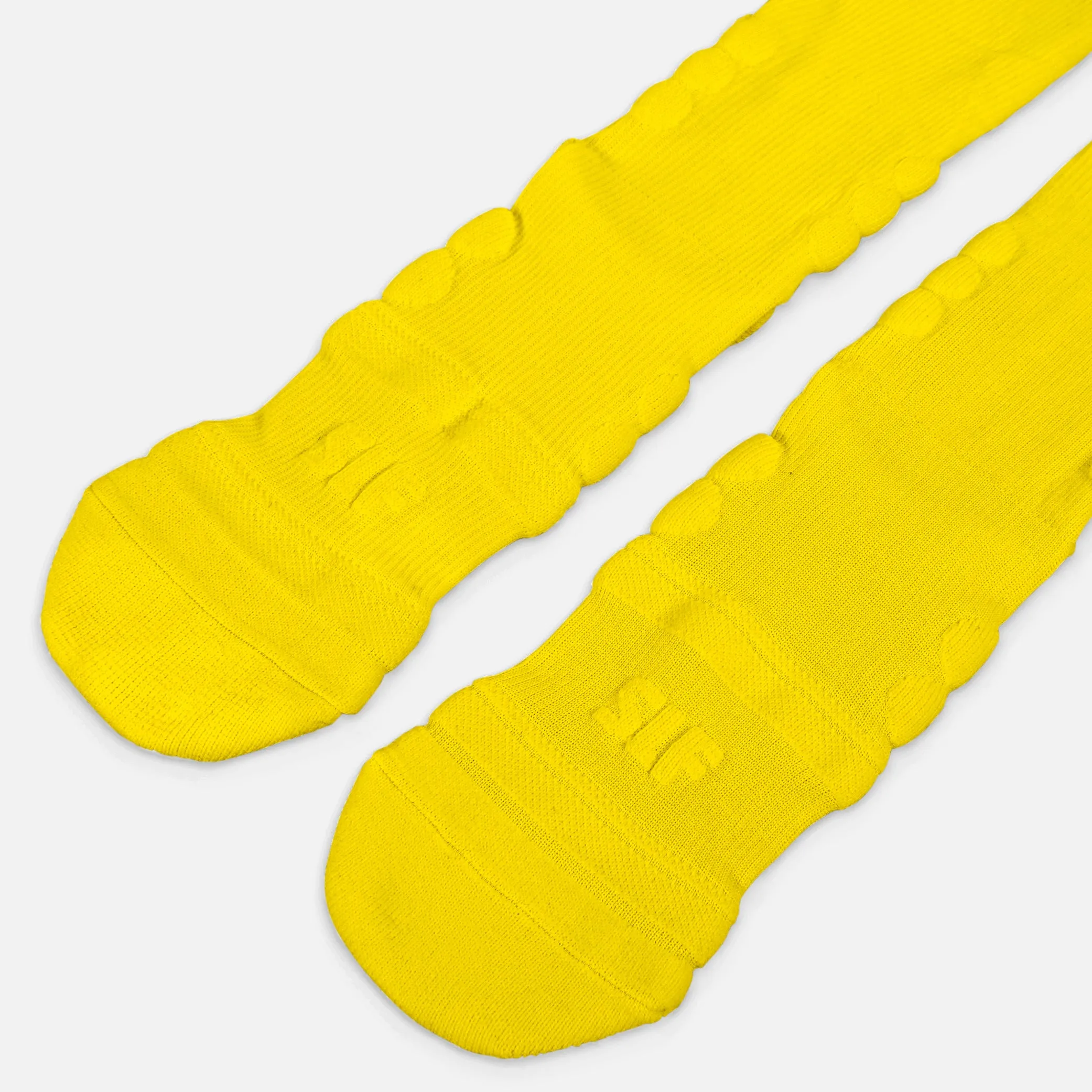 Hue Yellow Football Padded Long Socks