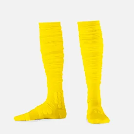 Hue Yellow Football Padded Long Socks