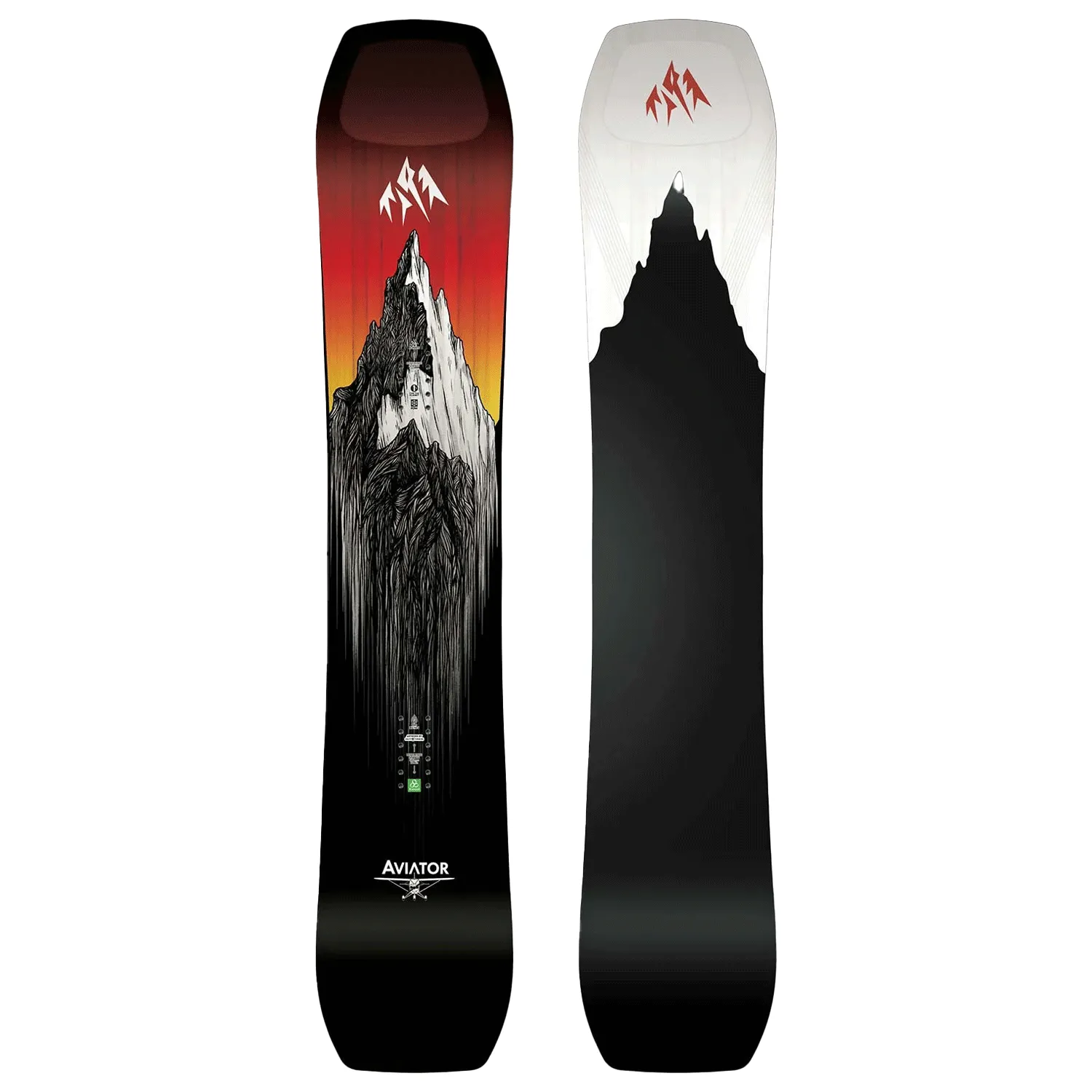 Jones Men's Aviator 2.0 Snowboard 2025   Jones Men's Orion Snowboard Bindings (Safety Red) Package