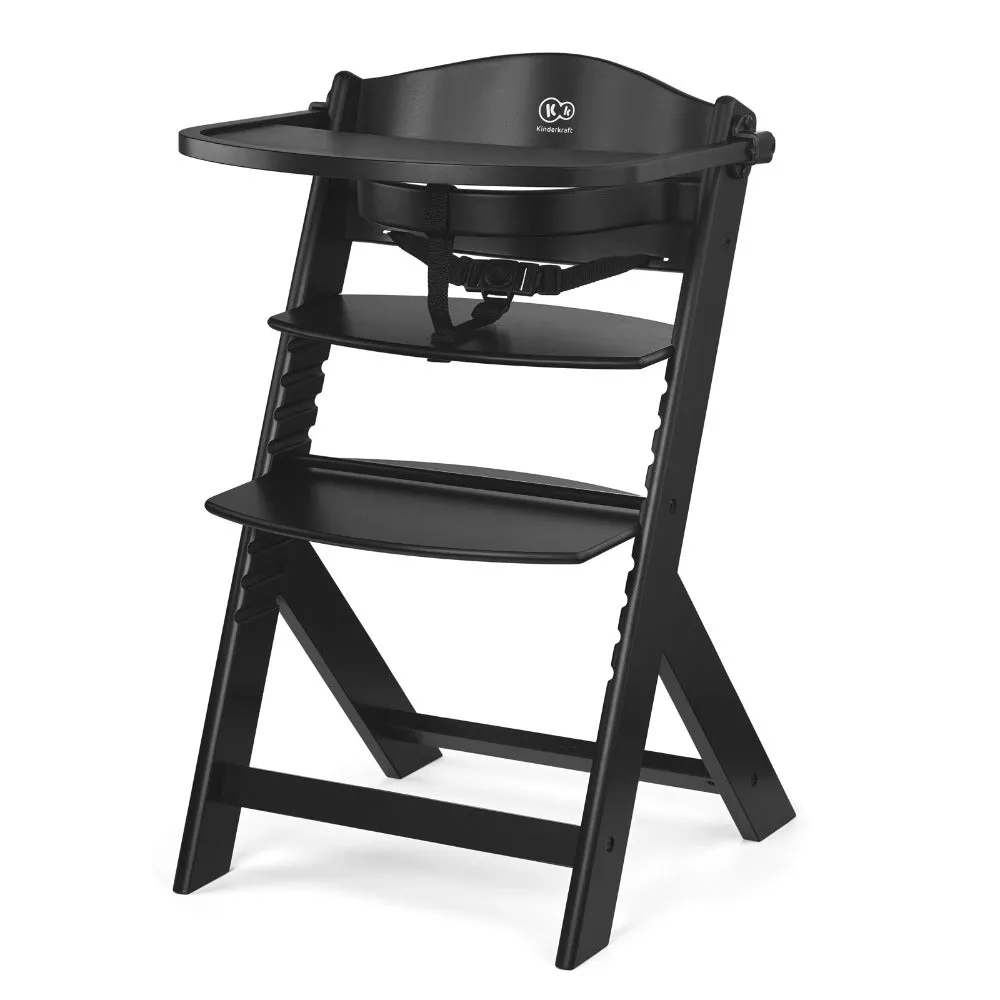 Kinderkraft Enock Highchair ( Cushion   Safety Harness   Tray Included)