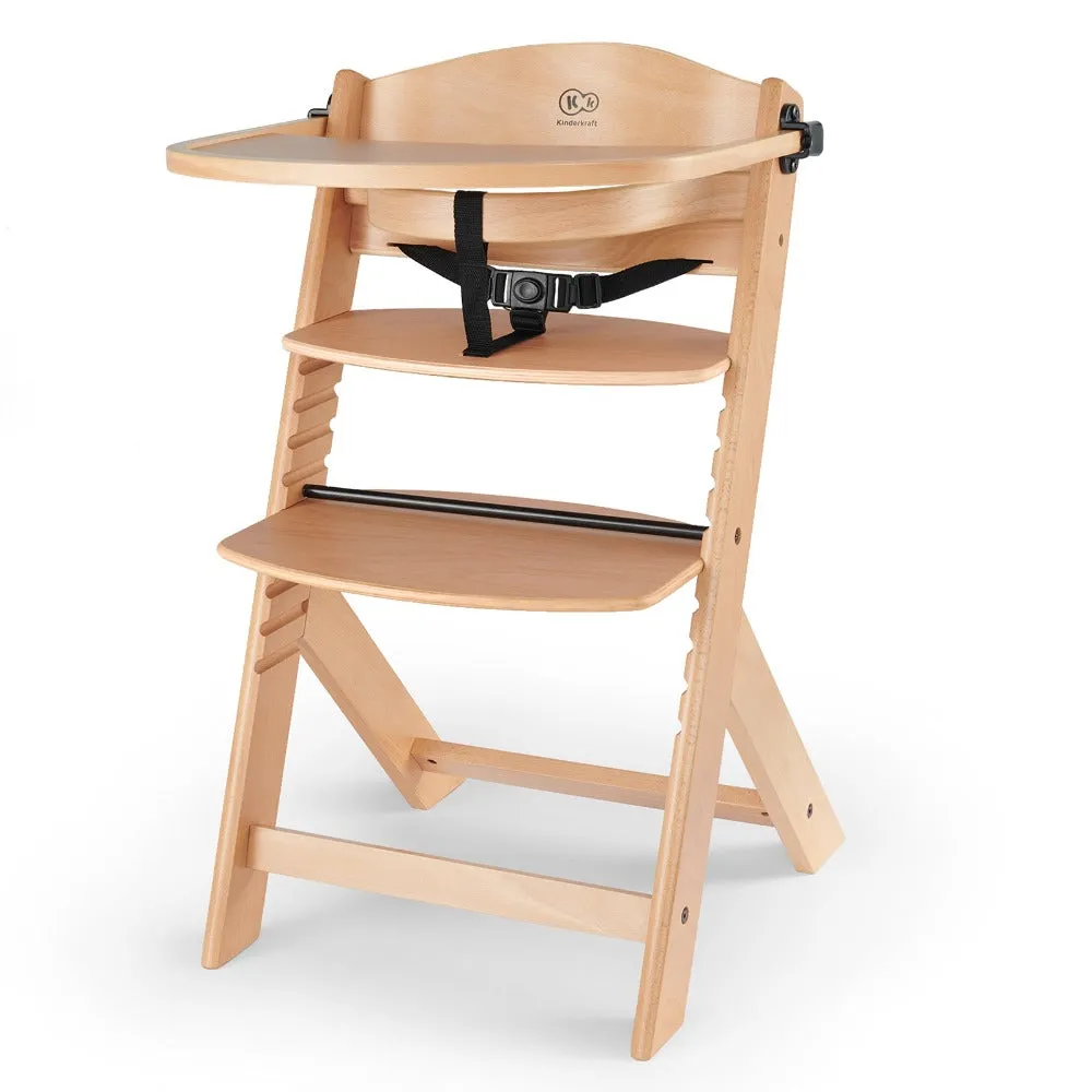 Kinderkraft Enock Highchair ( Cushion   Safety Harness   Tray Included)