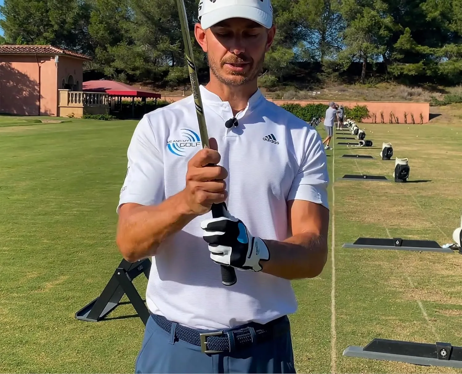 ME AND MY GOLF True Grip Training Golf Glove - Perfect Grip Every Swing, Includes Instructional Training Videos, Fix Your Slice and Improve Your Grip, Golf Gloves Men