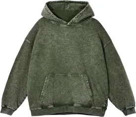 Mens Oversized Hoodies Vintage Hoodie Couples Pullover Acid Wash Hoodies for Men Streetwear Sweatshirts