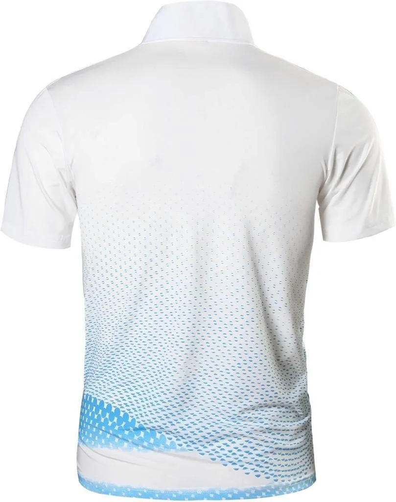 Men's Short Sleeve Fit Sport Polo Tee Shirts T-Shirts Tshirt Tops Poloshirt Golf Tennis Bowling LSL195