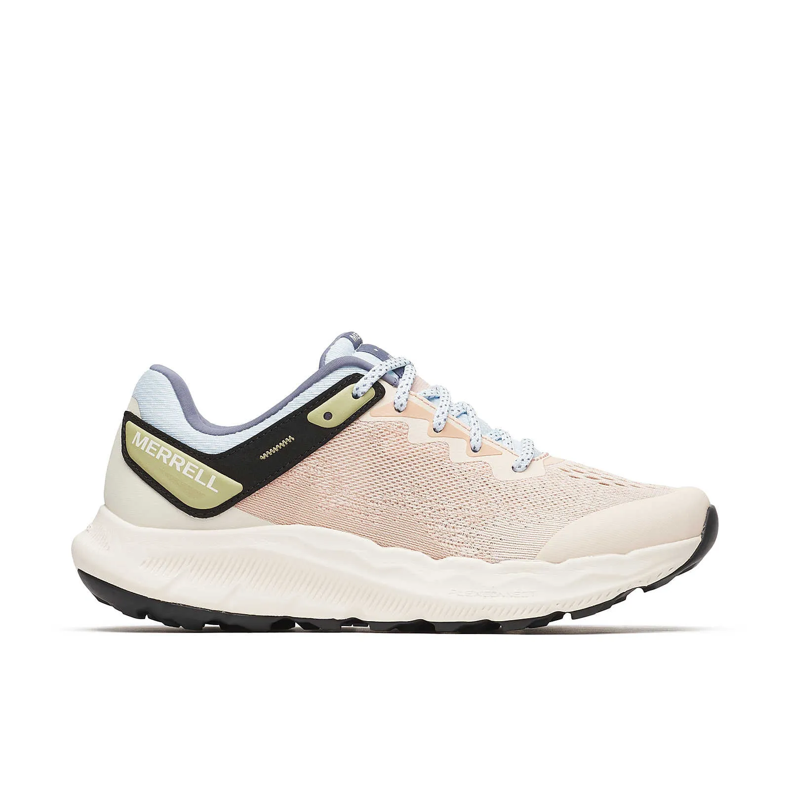 Merrell Women's Antora 4 Low Trail Sneaker - Pink Salt/Ice Blue