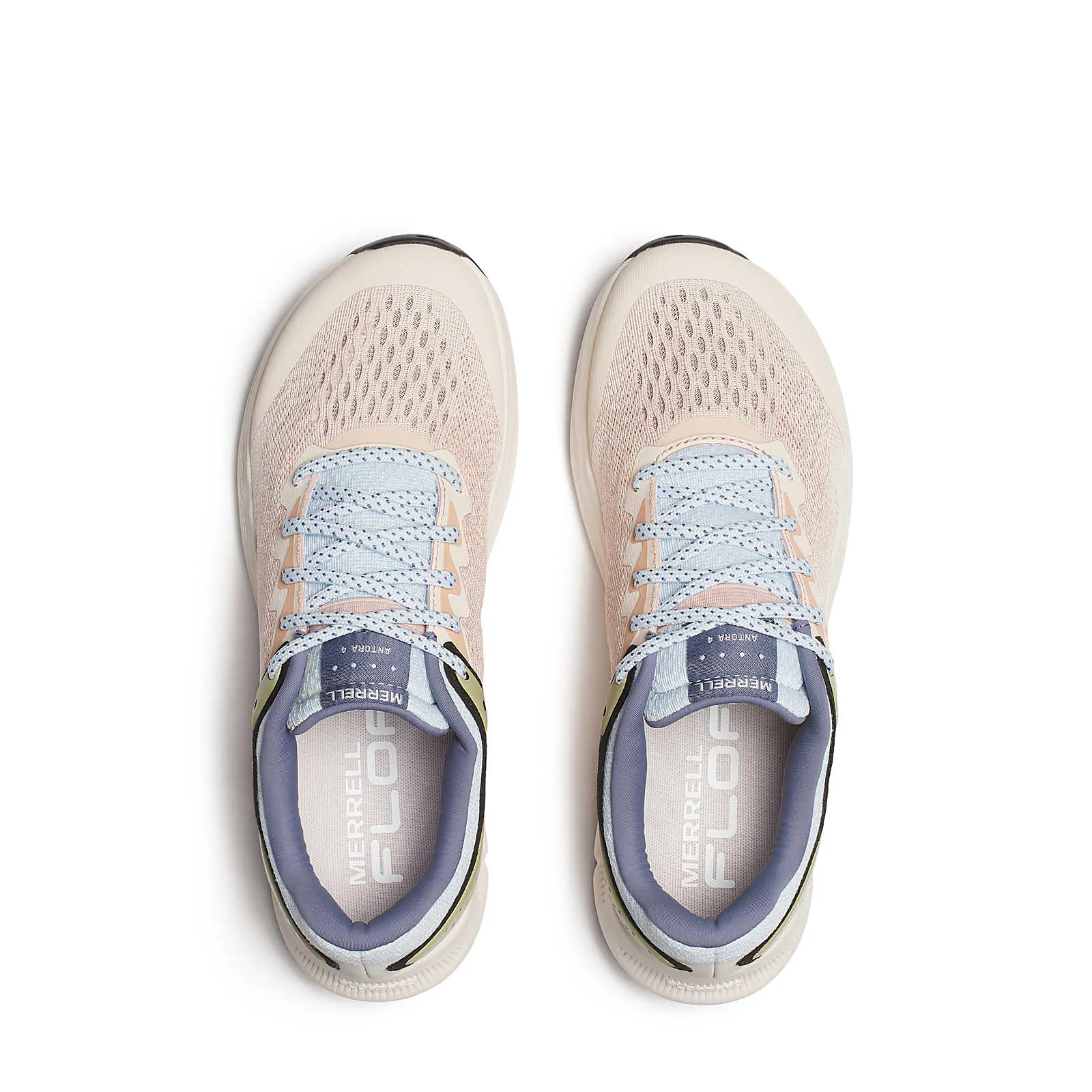 Merrell Women's Antora 4 Low Trail Sneaker - Pink Salt/Ice Blue