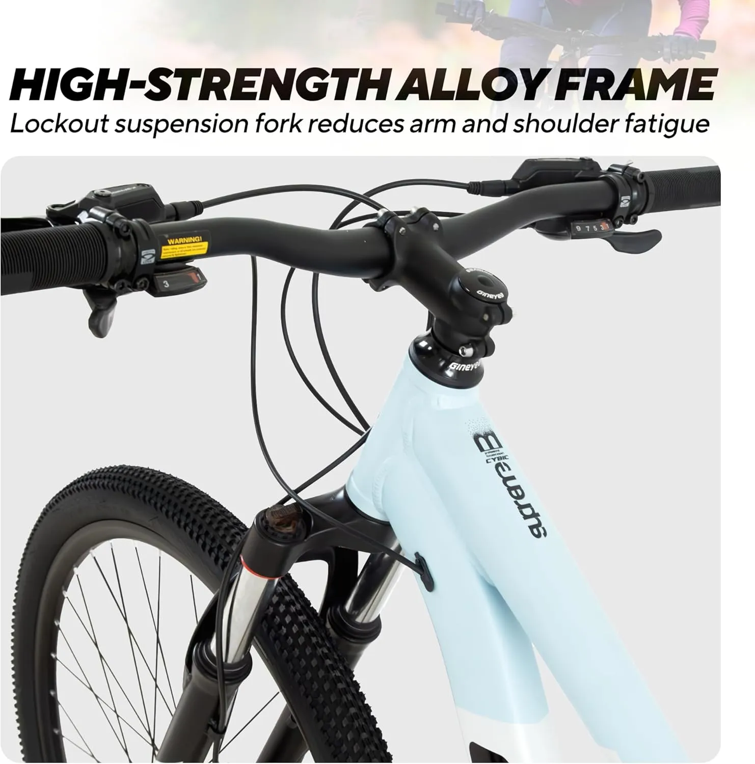 Mountain Bike 24/26 Inch, Front Suspension Mountain Bike, 21-Speed Disc, Youth/Adult Mens Womens Trail Commuter City Bicycles