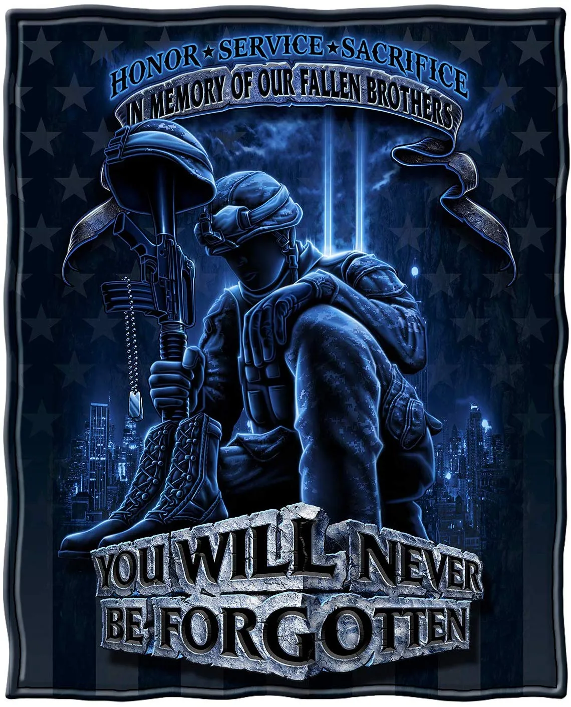 NEVER FORGET FALLEN SOLDIER
