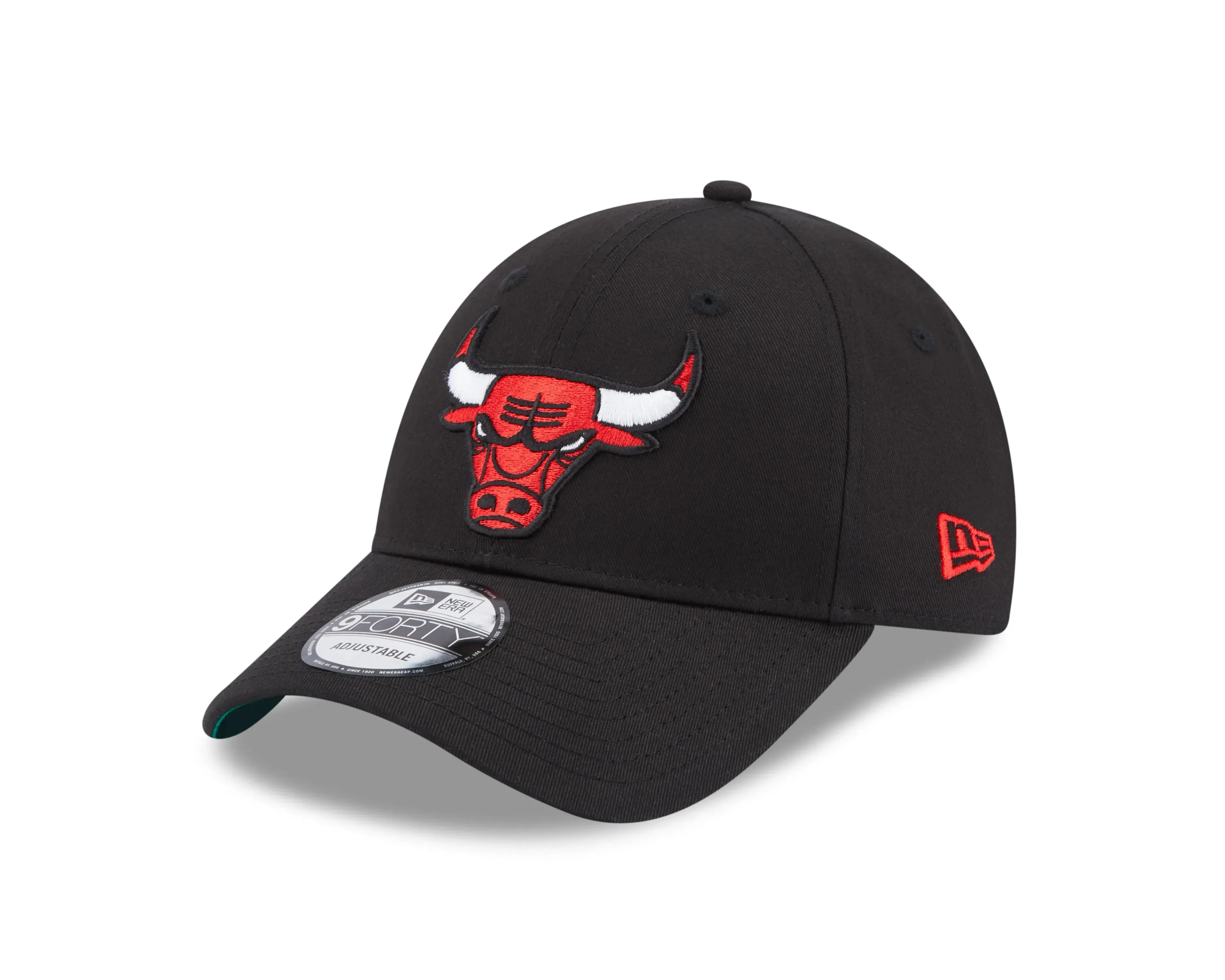 NEW ERA 9FORTY CHICAGO BULLS 6 TIMES NBA CHAMPIONS BLACK / KELLY GREEN CAP