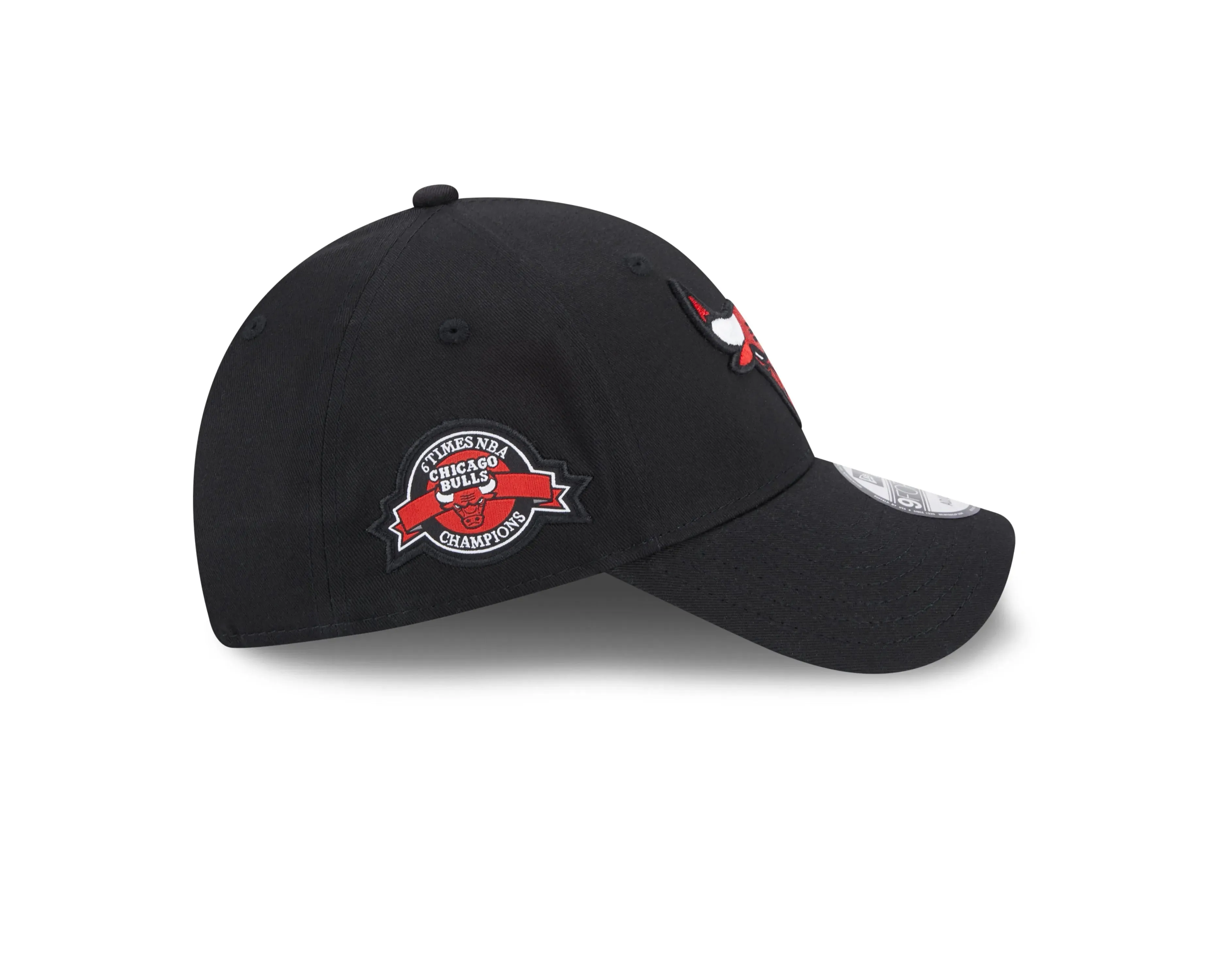 NEW ERA 9FORTY CHICAGO BULLS 6 TIMES NBA CHAMPIONS BLACK / KELLY GREEN CAP