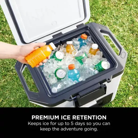 Ninja FB131UKWH FrostVault 30QT/28L Hard Drinks Cooler Box with Dry Zone, Cloud White