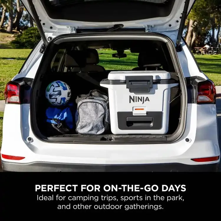 Ninja FB131UKWH FrostVault 30QT/28L Hard Drinks Cooler Box with Dry Zone, Cloud White