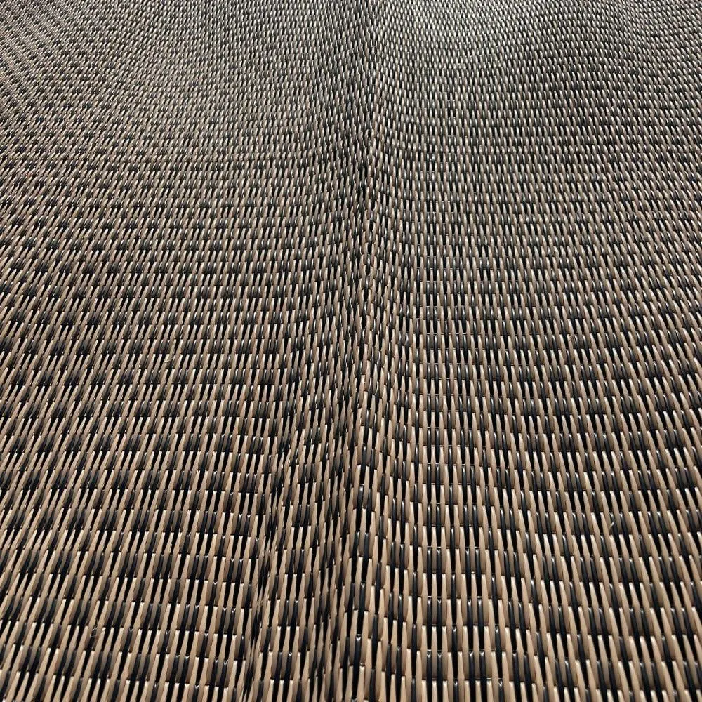 Poly Propylene Flooring Natural & Black - Fire Retardant
