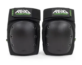 REKD Energy Skateboard Skate Scooter BMX Ramp Knee Pads - Black