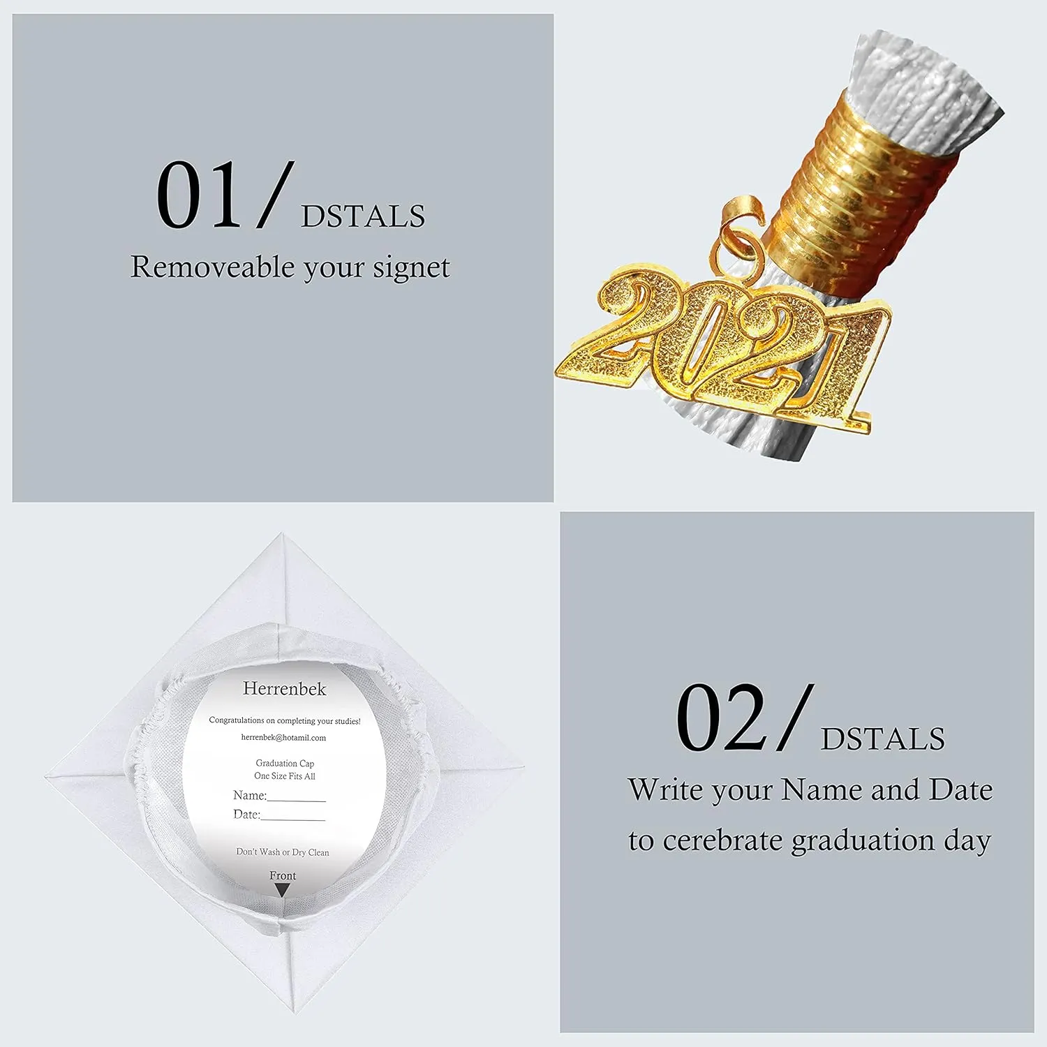 Shiny Kindergarten Graduation Cap with 2025 Tassel Adjustable Preschool Kids for Boys or Girls